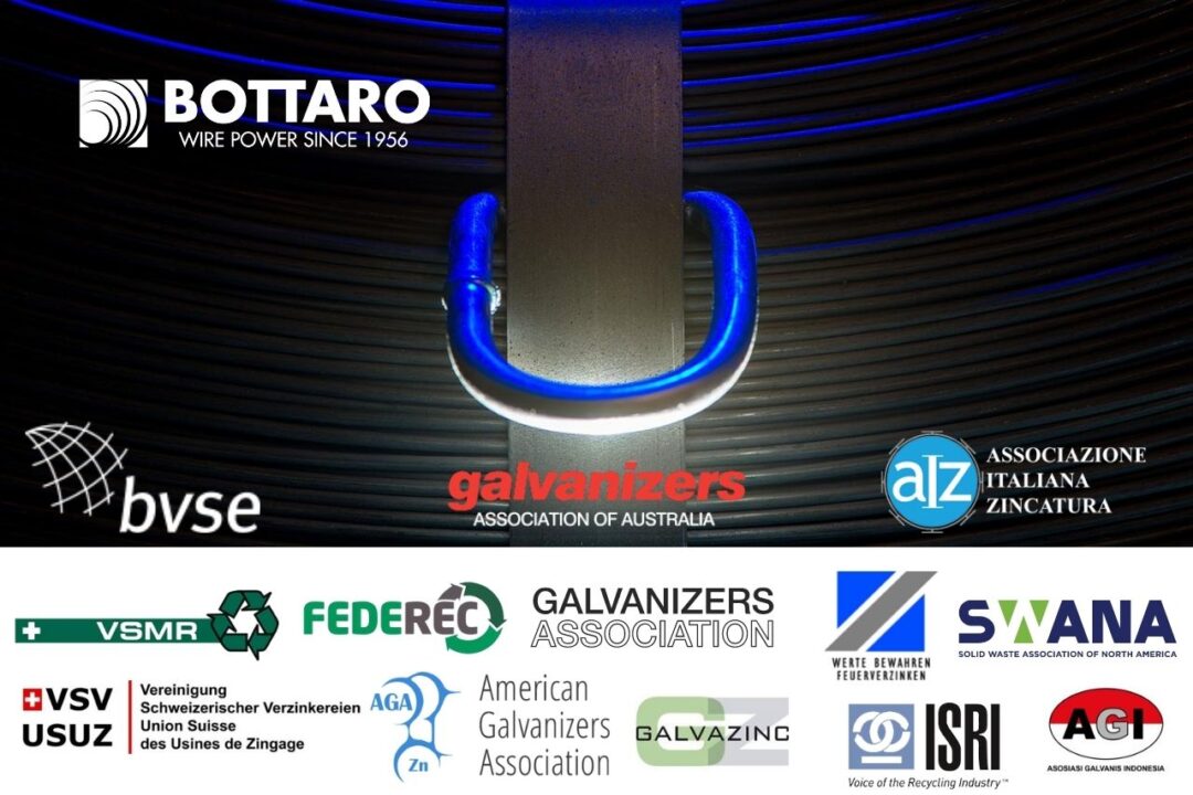 Bottaro renouvelle sa participation aux principales associations de recyclage et de galvanisation