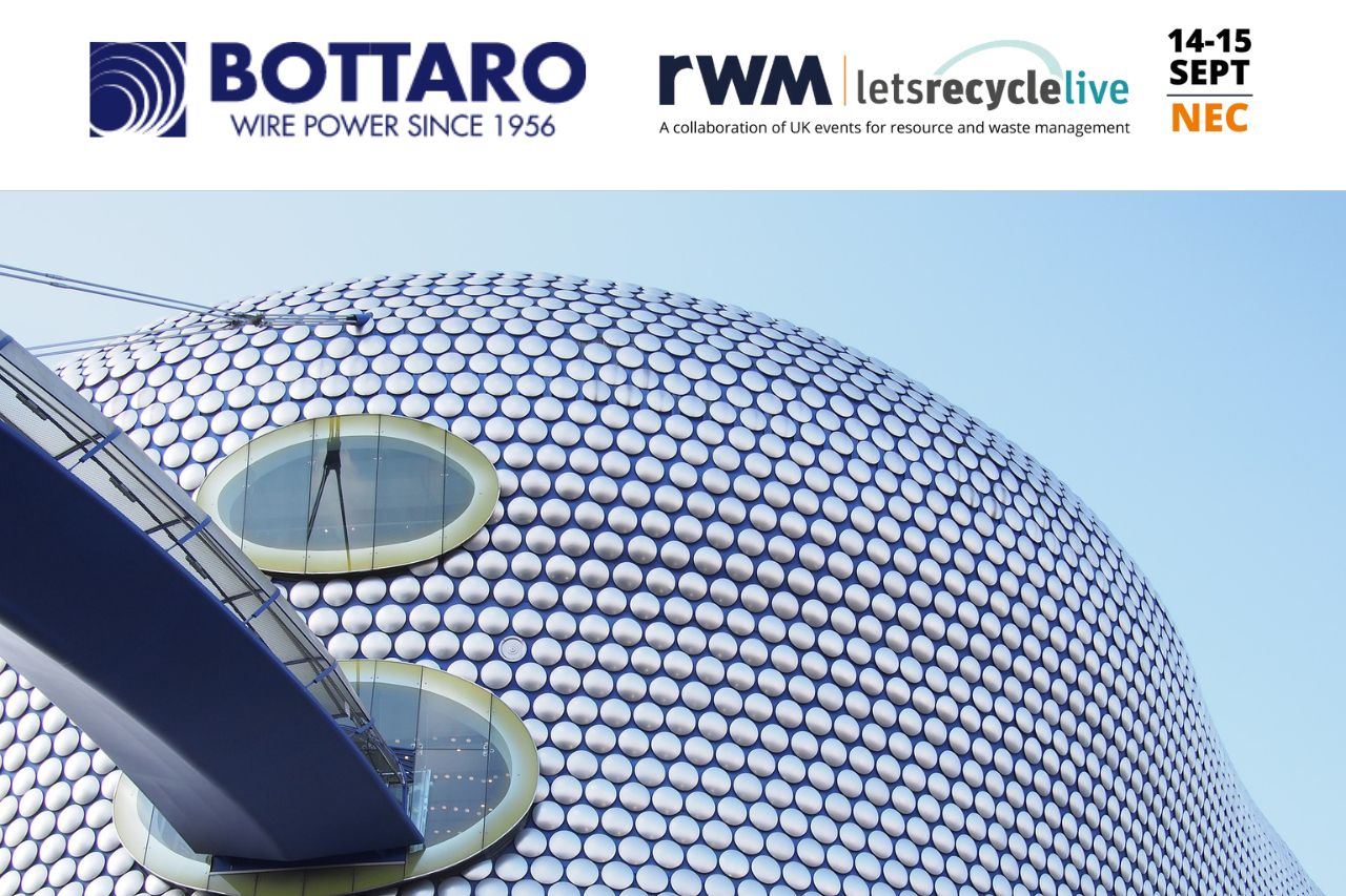 Bottaro A Rwm Birmingham, l'evento leader UK per i professionisti del riciclo